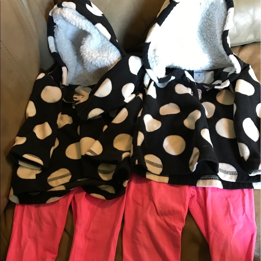 Set of Twins Hoodie/Legging Outfits