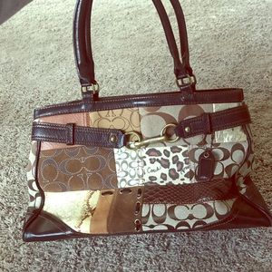 Large authentic COACH purse