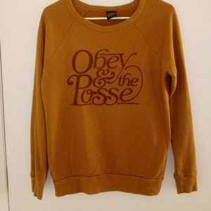 Obey pullover sweater