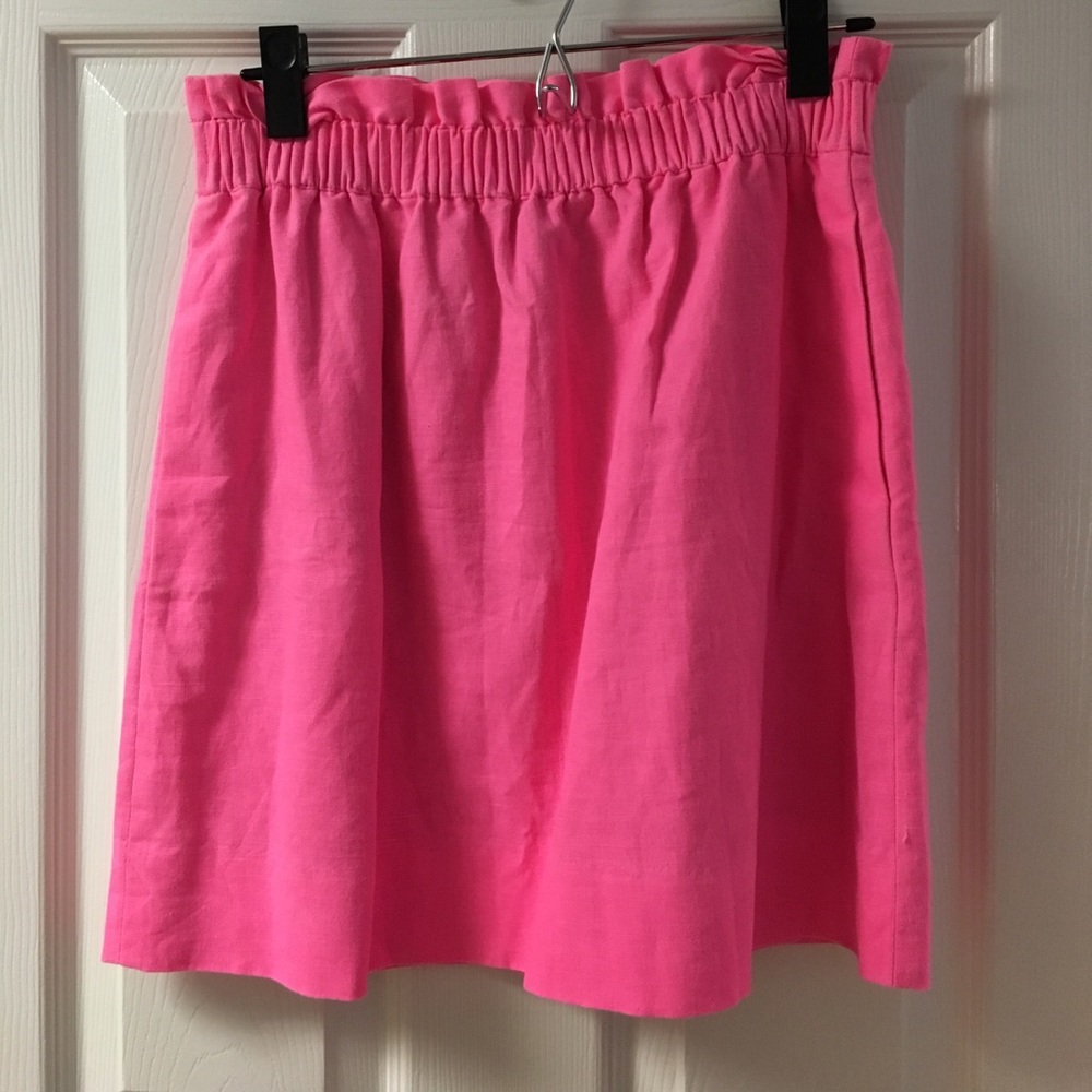 Jcrew Linen Skirt
