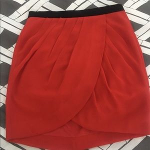 Banana Republic red mini skirt 6