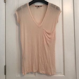 BCBGMAXAZRIA Blush T-Shirt w/ Pocket