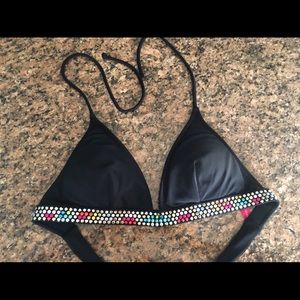 Black swim top