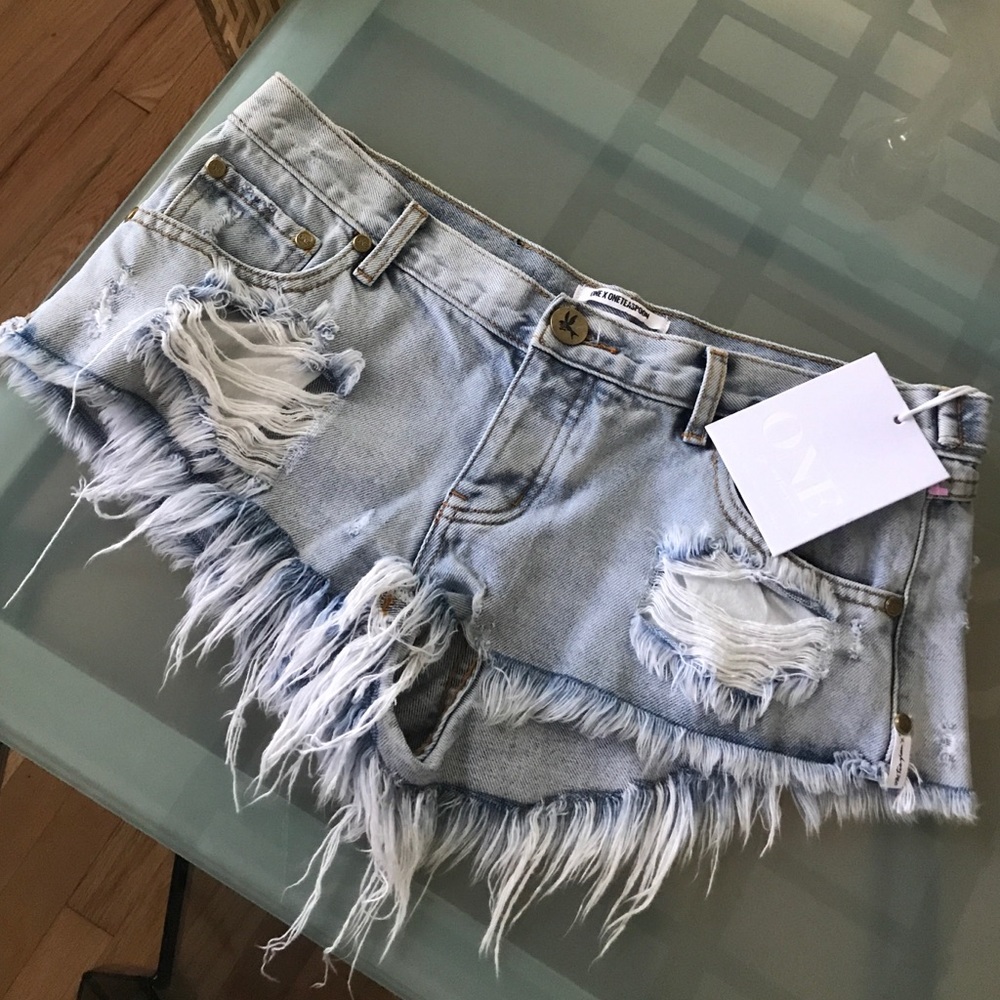 ONE TEASPOON trashwhore shorts