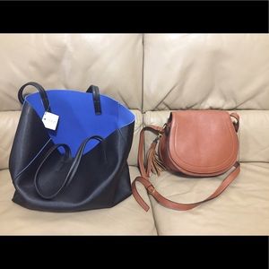 Buy one tote and free one crossbody bag