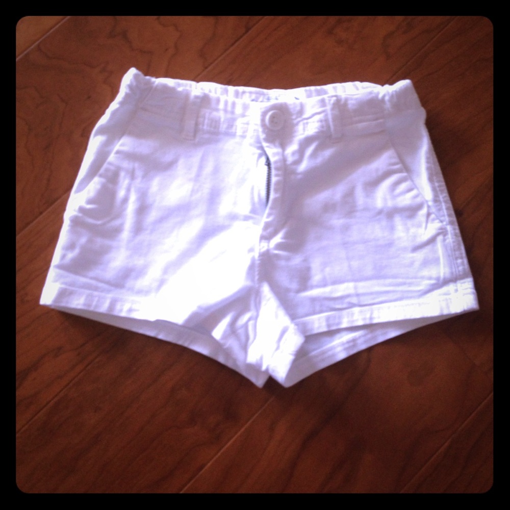 White kids shorts