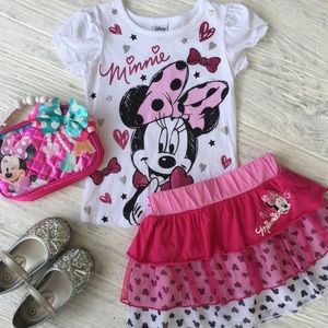 Minnie Mouse Matching Set