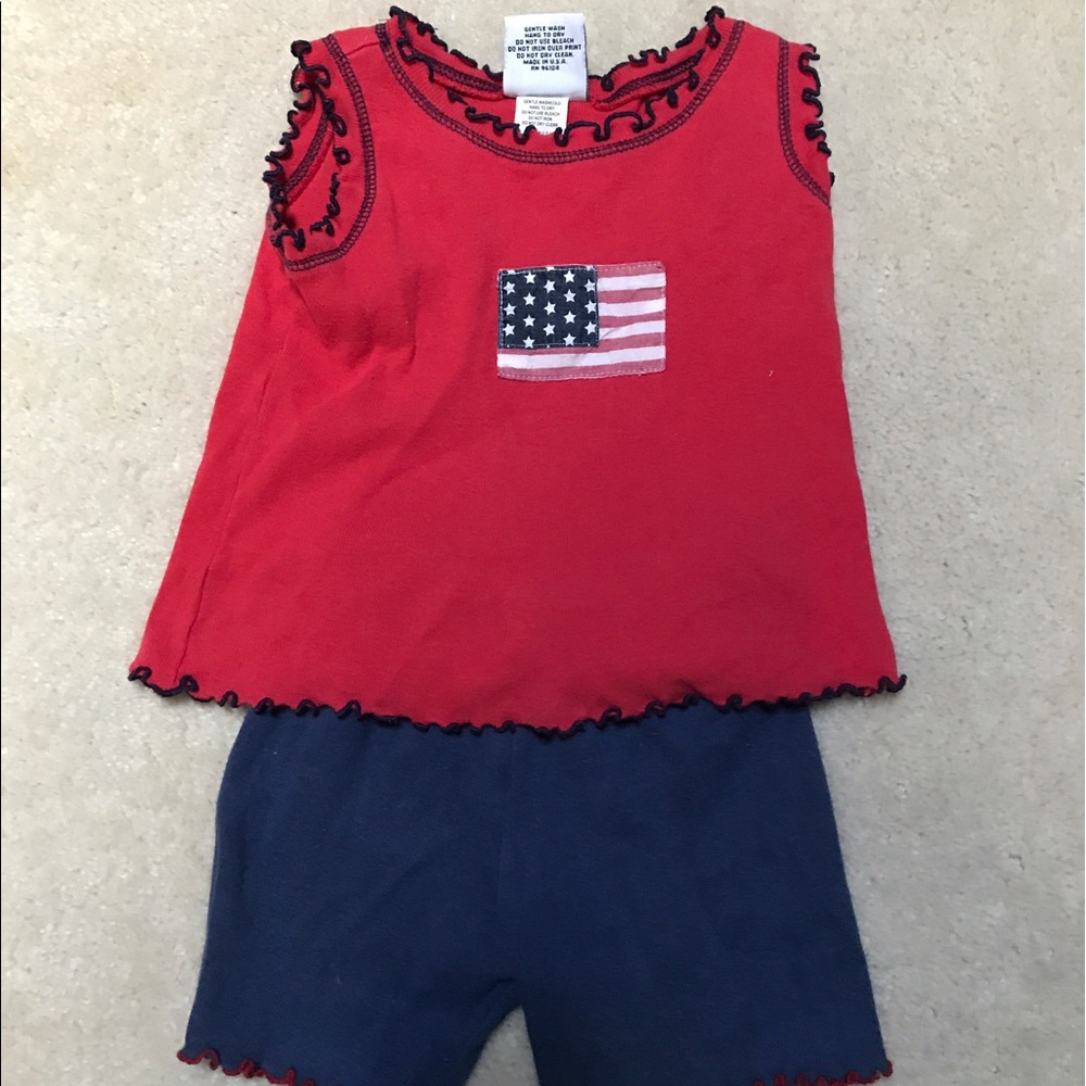 Fourth of July 3T. Mis Tee V-Us. Boutique brand.