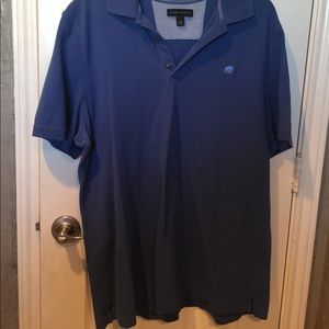 Men's blue polo