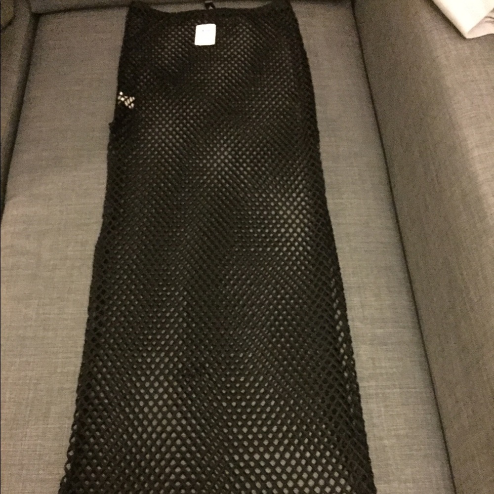 See through beach skirt or dress open on the side