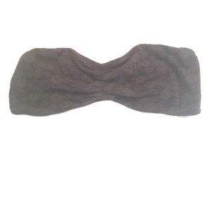 Victoria's Secret black lace bandeau