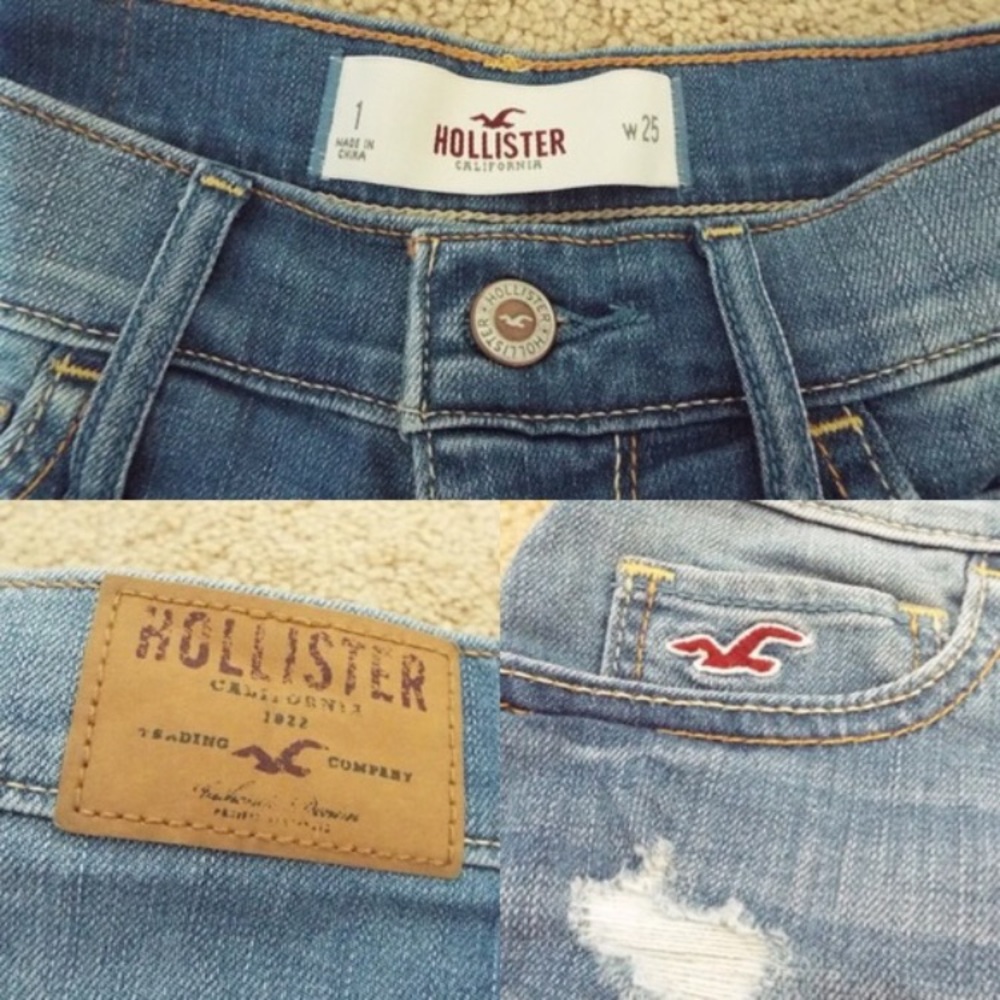 Light Washed High waisted Shorts