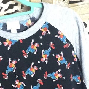 Lularoe medium Clown print Randy Tee. 🤡