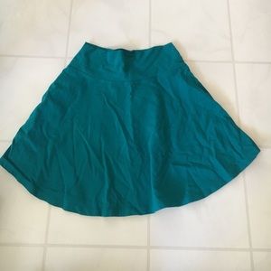 Teal Skater Skirt