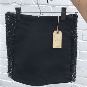 All Saints Jenz Strap Mini Skirt