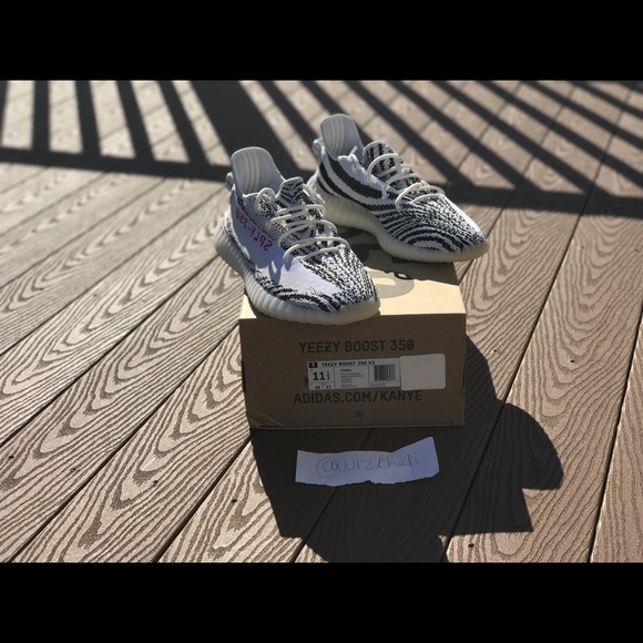 Zebra yeezys - Picture 1 of 2
