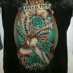 Womens Affliction Quarter Sleeve Shirt!