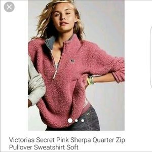 ISO SHERPA PULLOVER PINK