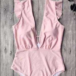 One piece bathing suit