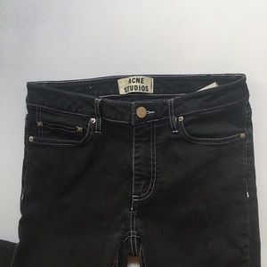 Acne Studios Skin 5 Black Skinny Jeans