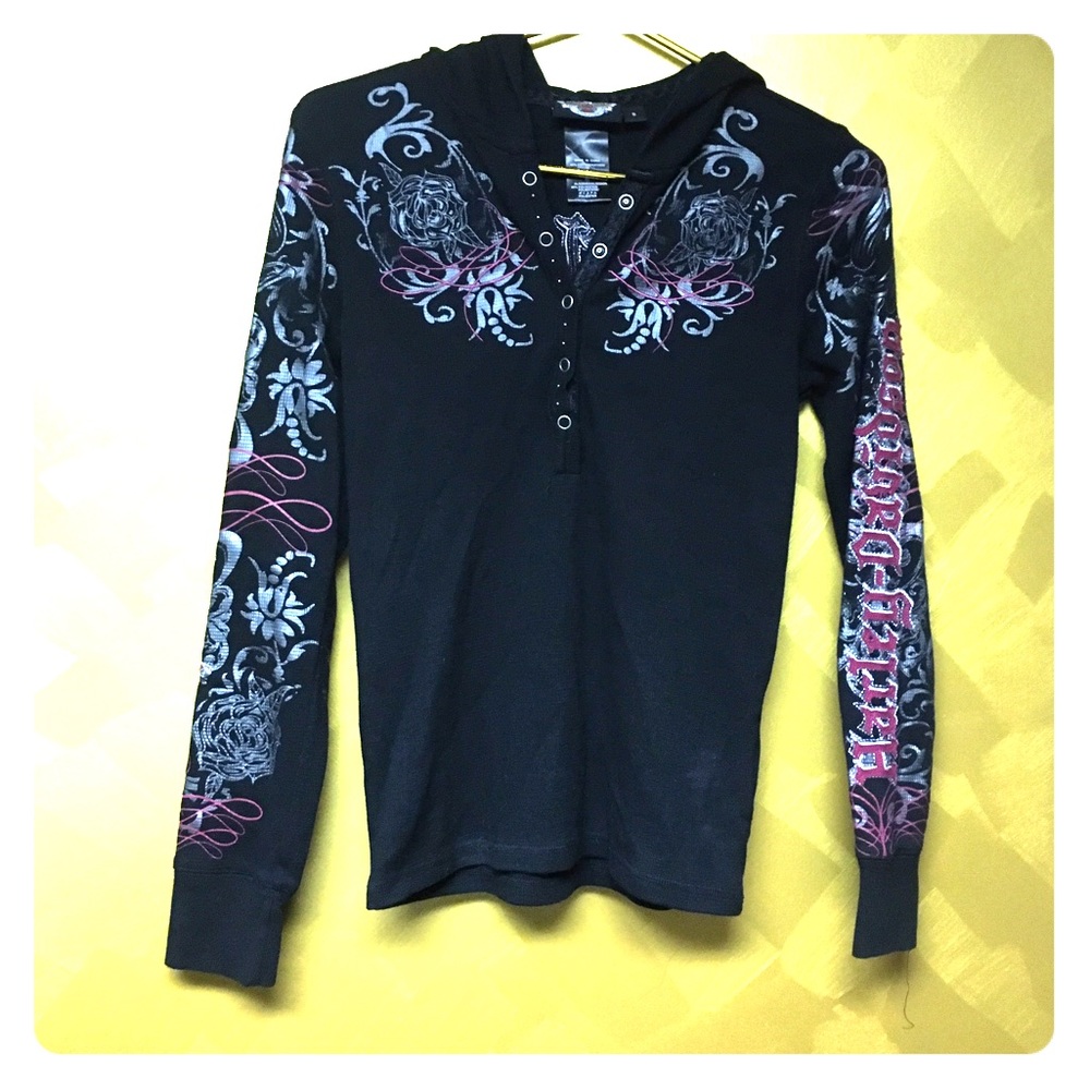 Harley Davidson hoodie shirt sweater  size S