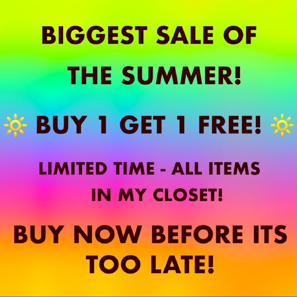 Next 5 days BOGO!!!! Just bundle and i will adjust