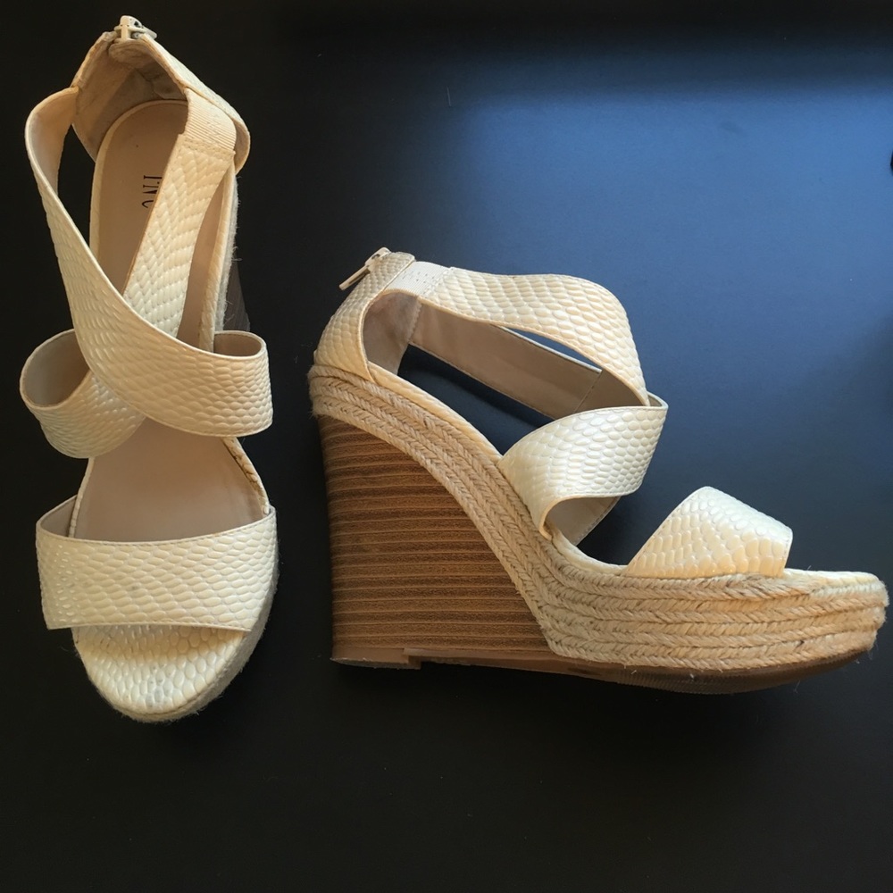 INC International Concepts Wedges - wood/beige 7.5