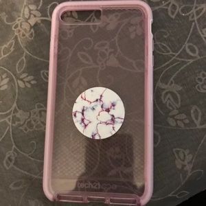 iPhone 7 Plus Case with Attached PopSocket