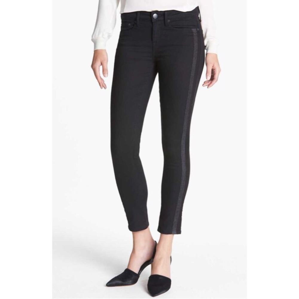 Vince 'Dylan' Side Stripe Skinny Jeans