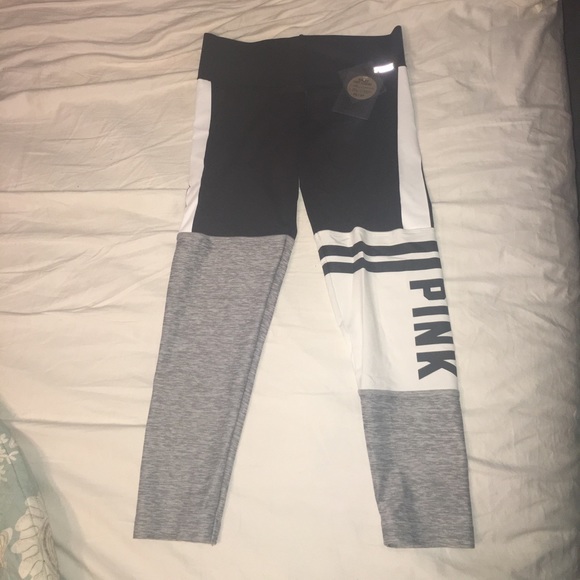 NWT Lmtd. Edition PINK Ultimate Boned Crop Legging - Picture 1 of 4