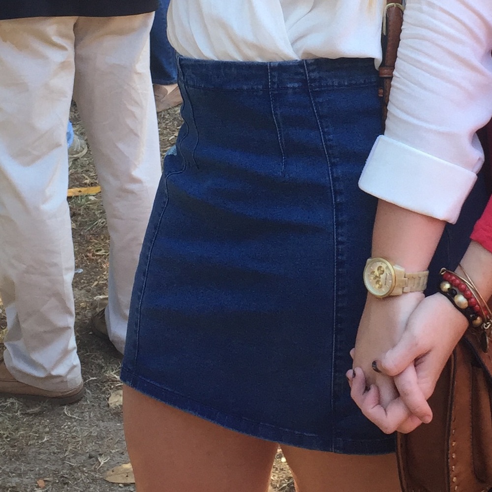Forever 21 denim skirt
