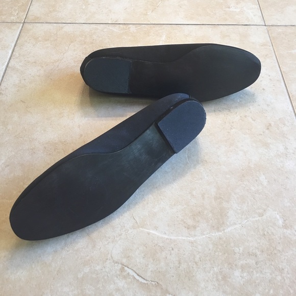 Night Life Black Fabric Ballet Flats size 8.5 - Picture 3 of 4