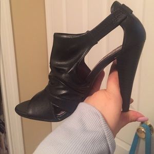 Black high heels