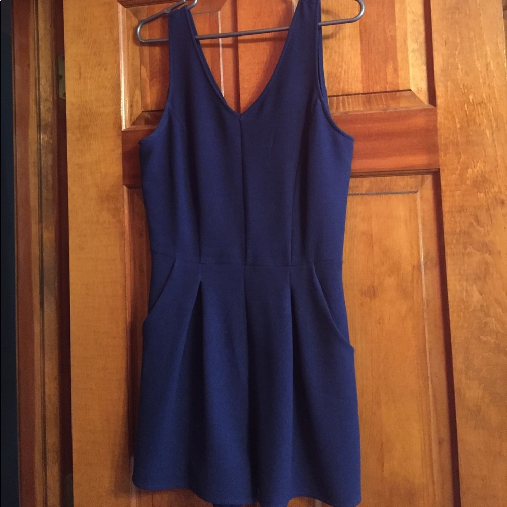 Navy blue romper