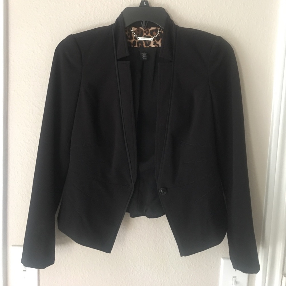 WHBM black blazer