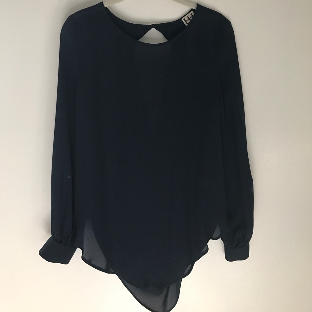 **NEW WITH TAGS** - Haute Hippie Navy Top