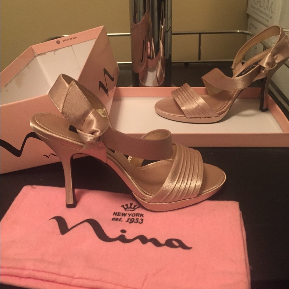 Champagne heels