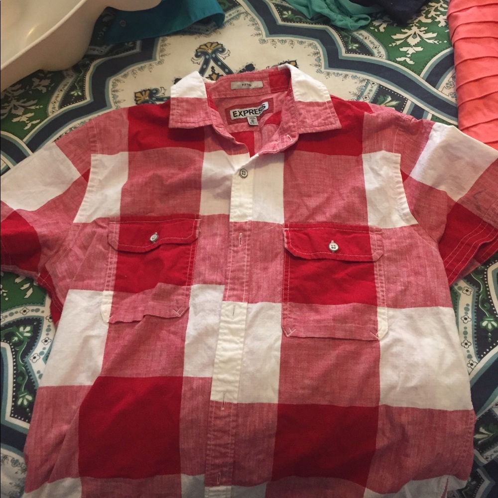 Express men's fitted shirt