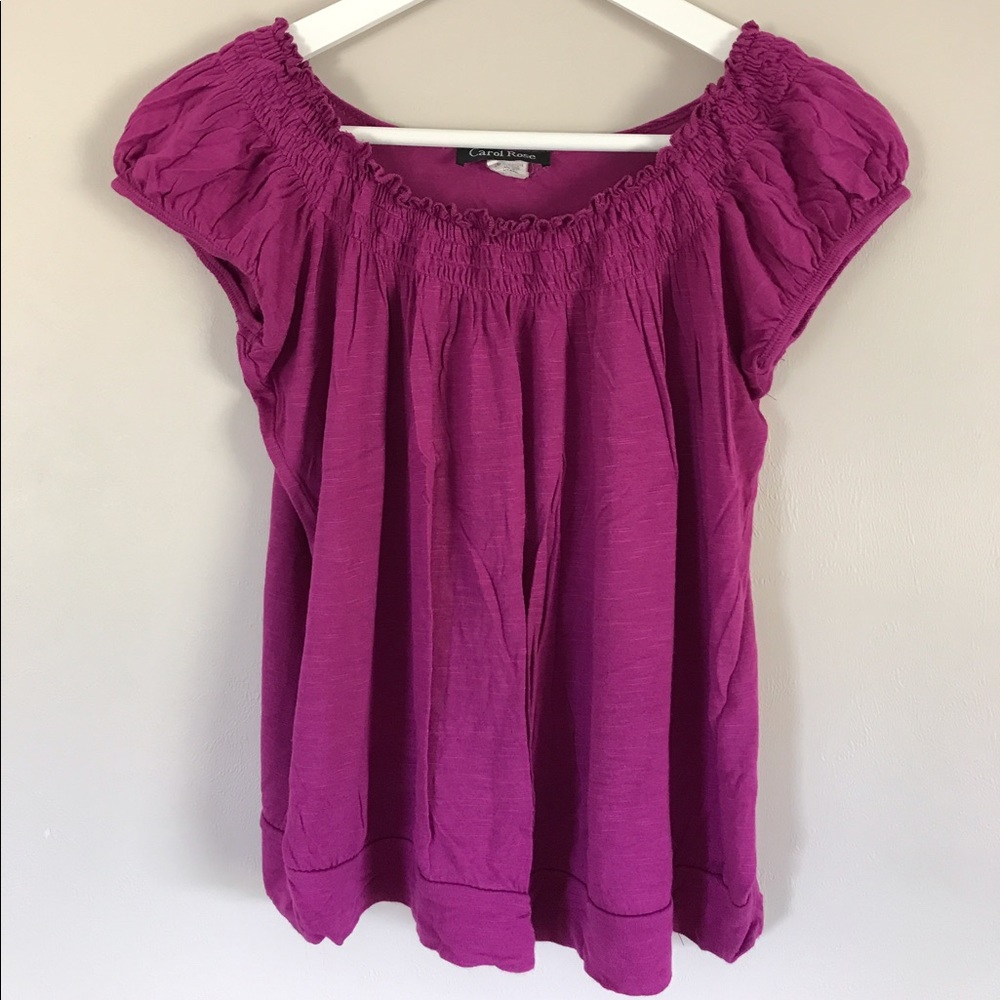 Magenta blouse