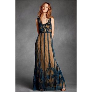 BHLDN James Coviello "Indigo Mist Dress"