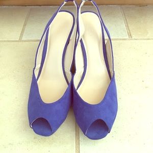 Size 10 blue Cato wedges