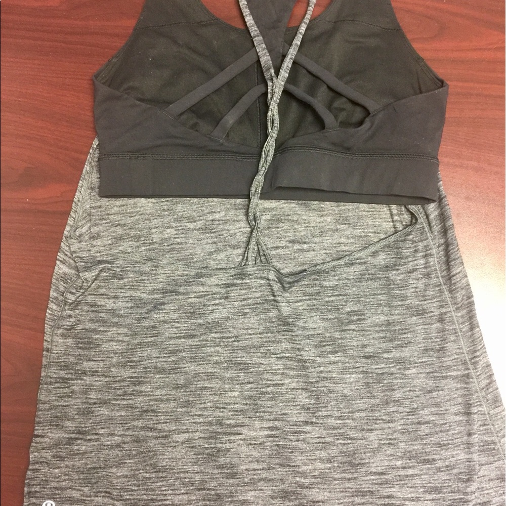 Lululemon tank. Size 12. Build in bra