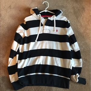 Men's polo hoodie