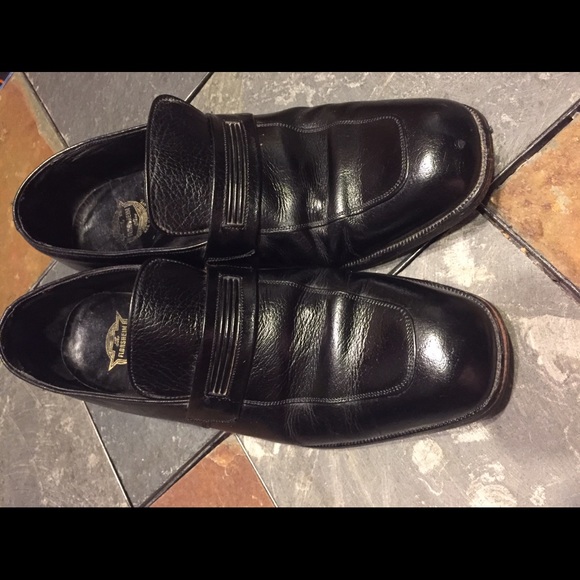 FLORSHEIM BLACK SLIP ON LOAFER SHOES SZ 8.5 D main image 7