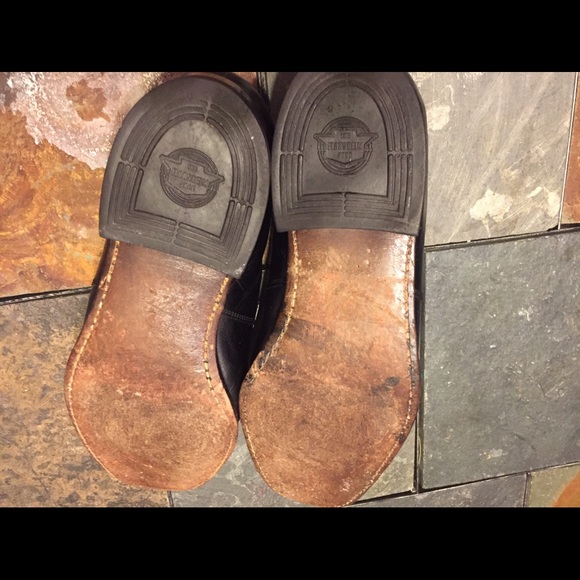 FLORSHEIM BLACK SLIP ON LOAFER SHOES SZ 8.5 D main image 2