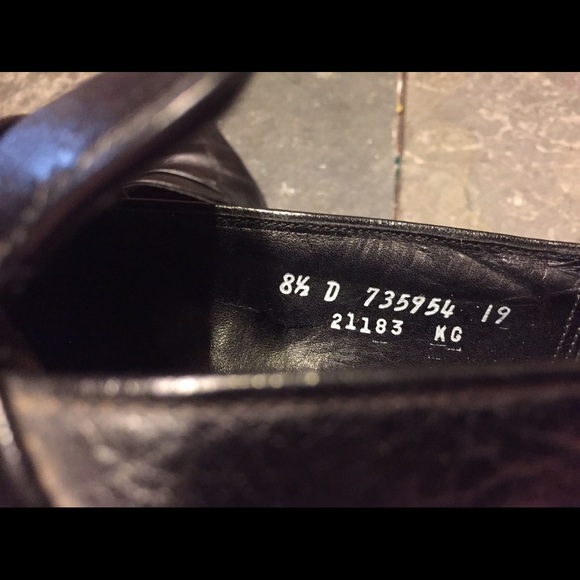 FLORSHEIM BLACK SLIP ON LOAFER SHOES SZ 8.5 D main image 8