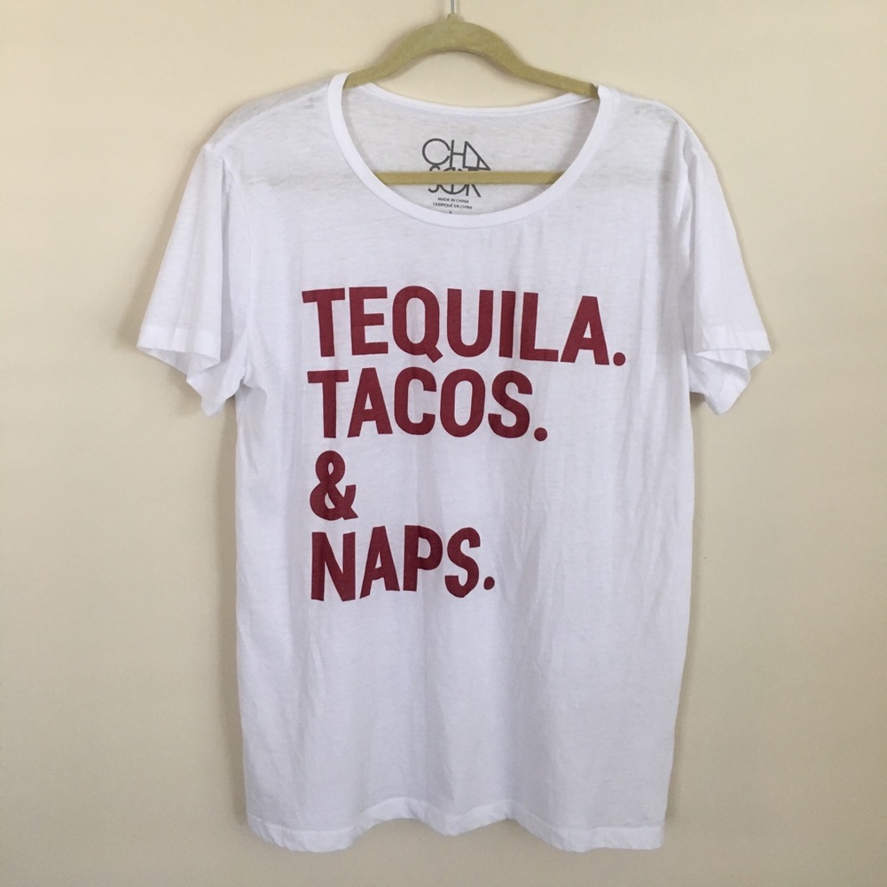 Tequila Tacos Naps Graphic Tee