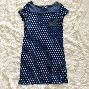 Old Navy Denim Dot Dress