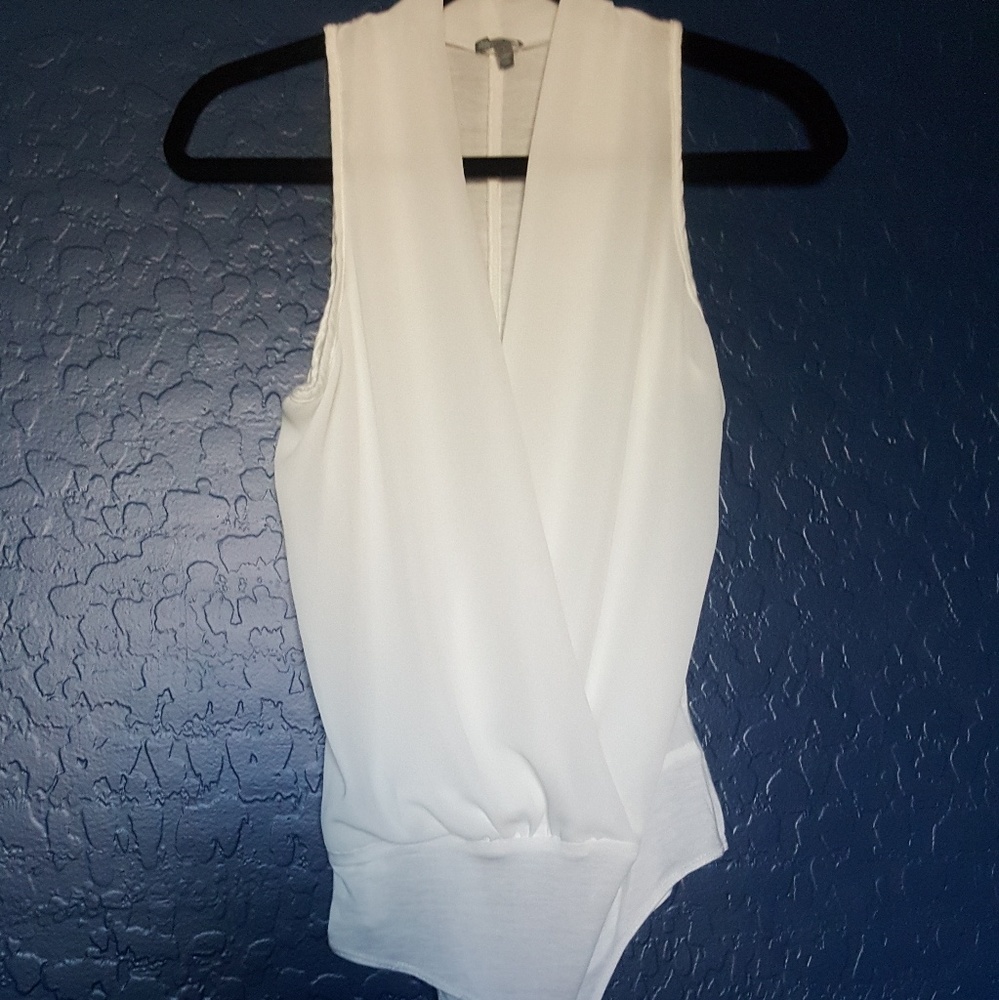 White sheer bodysuit