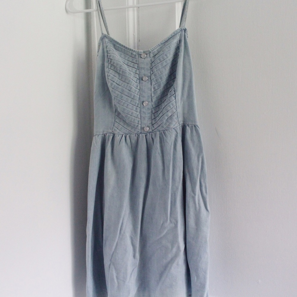 Lauren Conrad chambray dress with buttons